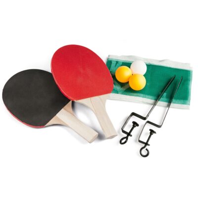 Bordtennissæt - Inkl. 2 bats, 3 bolde og net