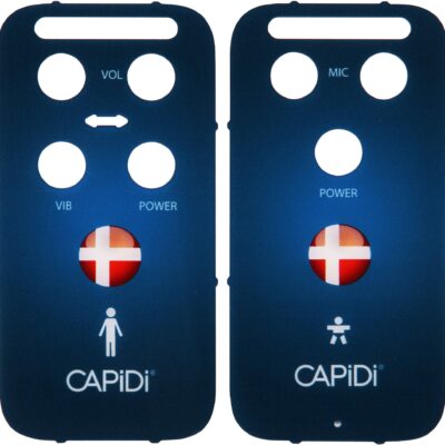 CAPiDi Front til Babyalarm Danish flag