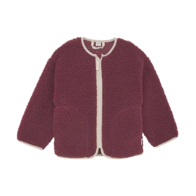 Teddy Fleece Jakke - Hawthorn Rose - 80
