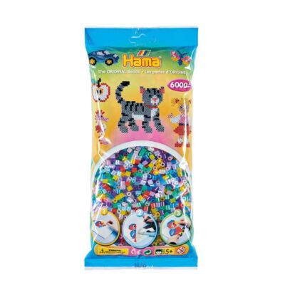 Hama Perler Midi 6000 stk Gennemsigtig Mix (205-53)