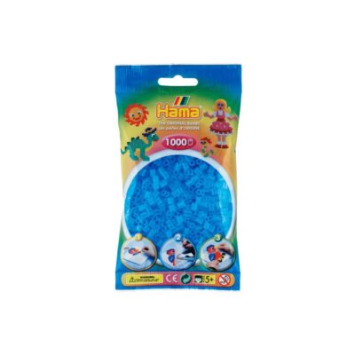 Hama Perler Midi 1000 stk Gennemsigtig Aqua (207-73)