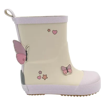 Gummistøvle Sommerfulg - Barefoot - Oyster Gray - 21