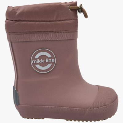 Mikk-Line Barefoot Forede Gummistøvler, Twilight Mauve, 31, Termostøvler børn
