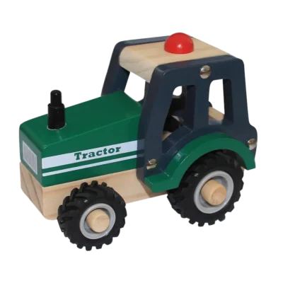 Magni – Træ traktor med gummihjul