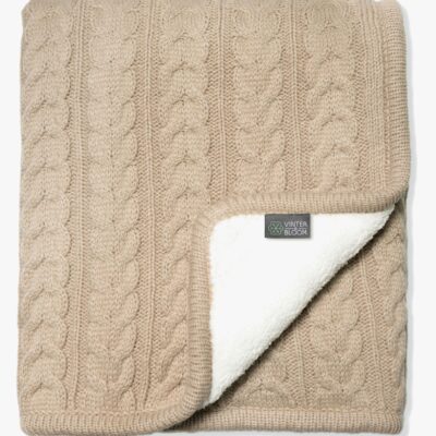 Vinter & Bloom Tæppe Cuddly, Sand Beige