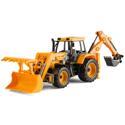 Traktor med frontgrab og rendegraver - 32 cm