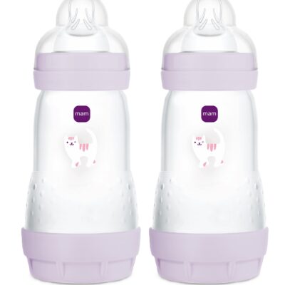 Mam Easy Start Anti - Colic 260ml 2 Pak - Lilla