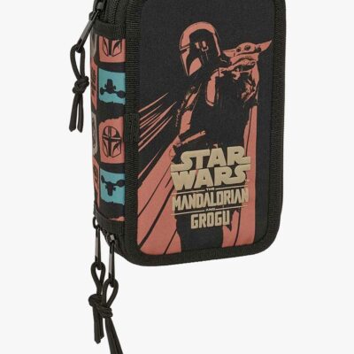 Star Wars The Mandalorian Fyldt Penalhus med 3 Rum 37 Dele, Mandalorian & Grogu