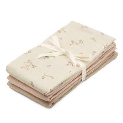 Cam Cam Copenhagen Stofble - 3-pak - GOTS - Mix Ashley/Coral/Latte