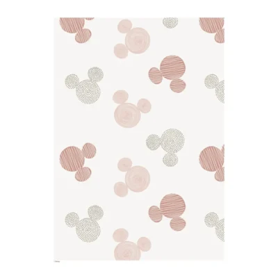 Plakat - Mickey Mouse beige mønster 30x40