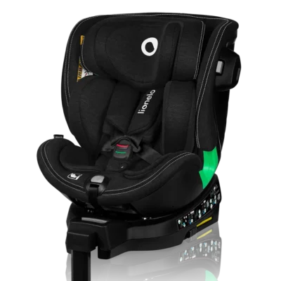 Lionelo Harmony i-Size Autostol - Black Carbon Bamboo Value