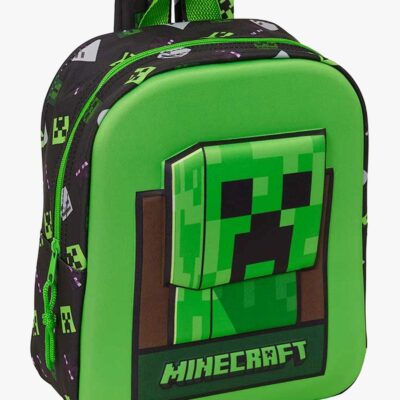 Minecraft Mini 3D Rygsæk 6L, Grøn