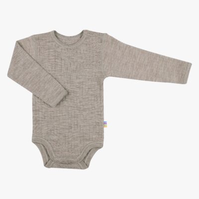 Joha Body Merinould, Sesame Melange, 70, Babytøj