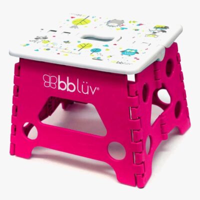 bblüv Sammenfoldelig Badetaburet, Pink