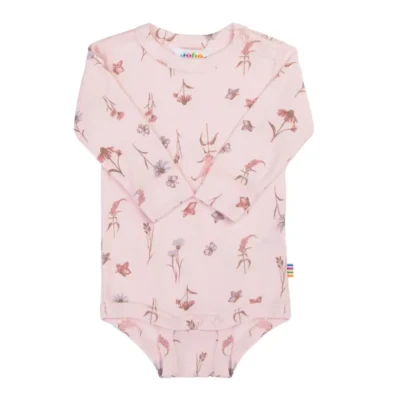 Langærmet Body - Light pink - 90