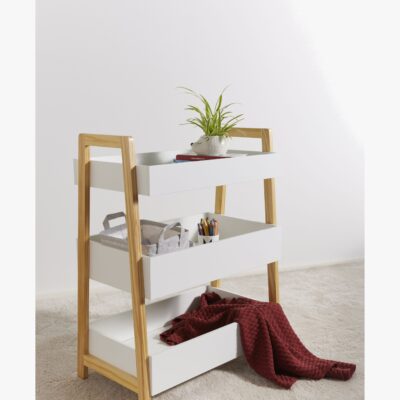 Alice & Fox Reol, Hvid/Træ, Børnemøbler, Indretning børneværelse