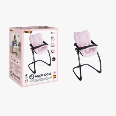 Smoby MAXI-COSI Dukkehøjstol 3-i-1, Pink