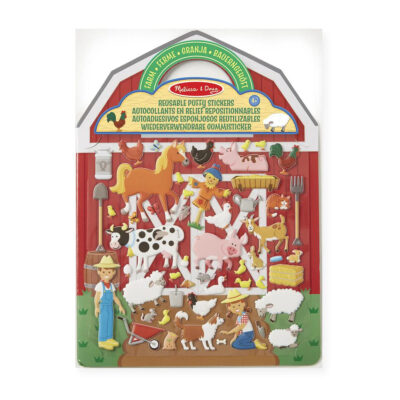Melissa & Doug Klistermærkesæt, Genanvendelige - Bondegård