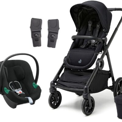 Beemoo Pro Multi 2 Duovogn inkl. Cybex Aton B2 i-Size Autostol Baby & Base, Coffee Black