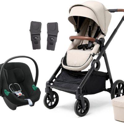 Beemoo Pro Multi 2 Duovogn inkl. Cybex Aton B2 i-Size Autostol Baby & Base, Latte Beige