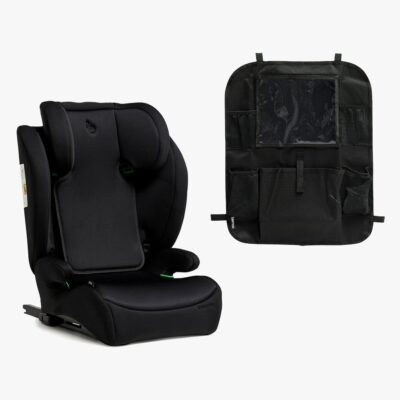 Beemoo Ride i-Size Autostol ISOFIX inkl. Beemoo Smart Organizer, Black Stone
