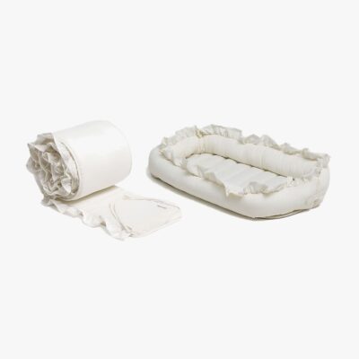 Alice & Fox FREYA Sengerand inkl Babynest, Hvid