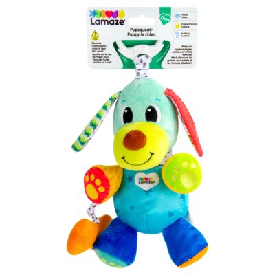 Lamaze Pupsqueak hund aktivitetslegetøj - Fra 0 mdr.