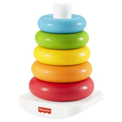 Fisher-Price Rock-a-Stack- Klassisk stabletårn med 5 ringe - 21 cm