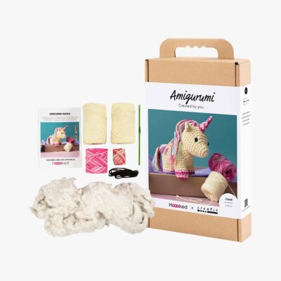 Creativ Company Hæklesæt Amigurumi Enhjørning DIY