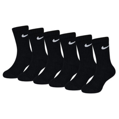 Nike Strømper - Cushioned - Dri-Fit - 6-pak - Sort
