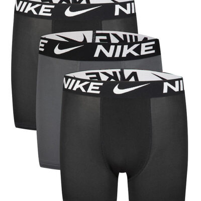 Nike Boxershorts - Dri-Fit Essential - 3-Pak - Sort/Grå