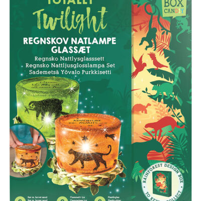 BOX CANDIY Kreasæt - Natlampe Glassæt - Totally Twilight Rainfor