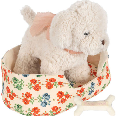Konges Sløjd Bamse m. Tilbehør - Hundehvalpen Madeleine - Fiola