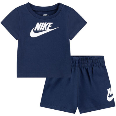 Nike Shortssæt - T-shirt/Shorts - Midnight Navy