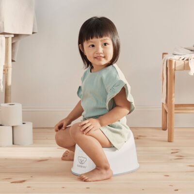 BabyBjörn Potte - Hvid/Grå