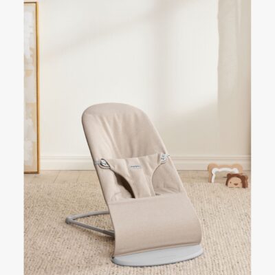Skråstol Bliss - Vævet mélange, Lys beige