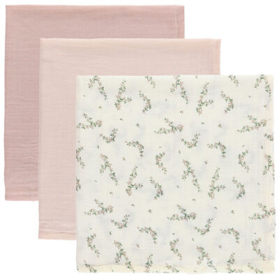 Sebra Stofbleer 3 stk - Powder Blossom Rose