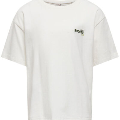 Kids Only T-shirt - KogHelen- Cloud Dancer/Lemonade