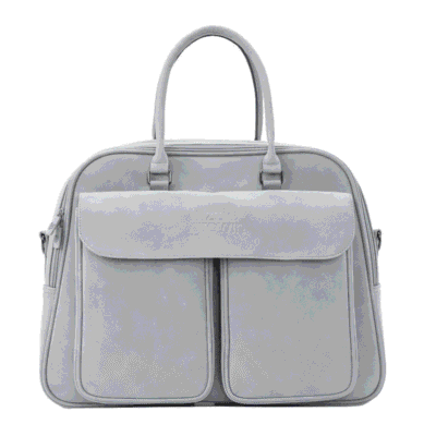 Bizzi Growin Pod® Pusletaske og Rejseseng - Whisper Grey