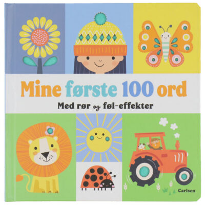 Forlaget Carlsen Bog - Mine Første 100 Ord Med Rør Og Føleffekte