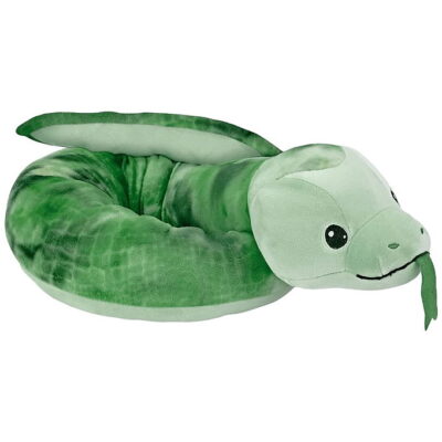 Wild Republic Bamse - Squishy Slange - 130 cm - Grøn