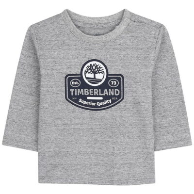 Timberland Bluse - Chine Grey m. Print