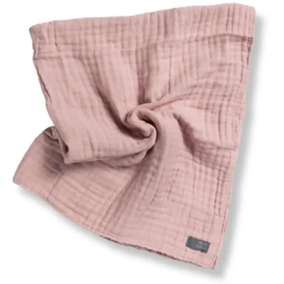Vinter & Bloom Layered Tæppe Musselin, Silver Rose