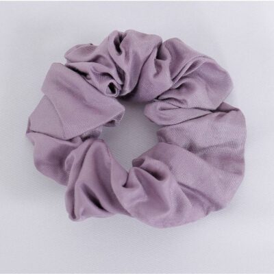 Bambus scrunchie i havblå