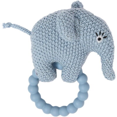 Smallstuff Rangle - Merino Uld - Elefant - Light Blue