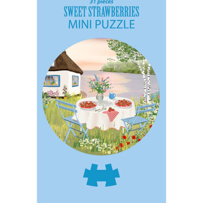 Vissevasse Puslespil - Mini - 31 Brikker - 11 cm - Sweet Strawbe