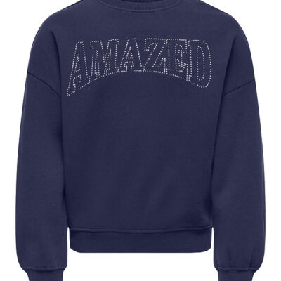 Kids Only Sweatshirt - KogKiki - Midnight Sail/Amazed m. Simili