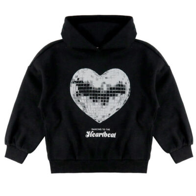 Kids Only Hættetrøje - KogMarita - Black/Heart