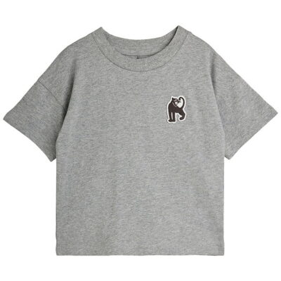 Mini Rodini T-shirt - Panther - Grey Melange