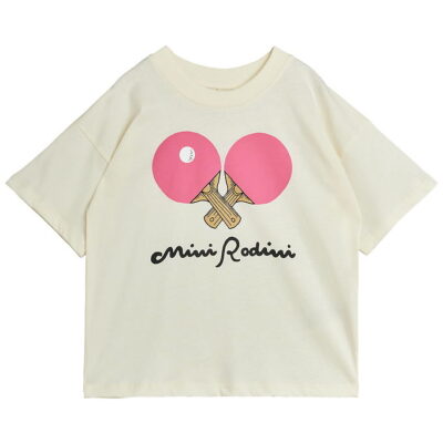 Mini Rodini T-shirt - Table Tennis - Hvid
